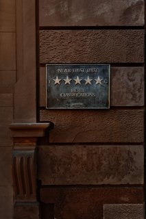 Inspired by the Sharing Economy, This Frankfurt Hotel Feels Just Like Home - Photo 6 of 7 - A sign outside the hotel displays its cheeky sense of humor.