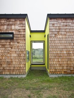 This Minimal Japanese Getaway Was Built for Surfing - Photo 2 of 7 - The exterior is clad in red cedar.