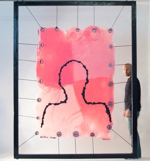 Pesce's 2-D sculptural "skins" use a modern material to reinterpret art history.