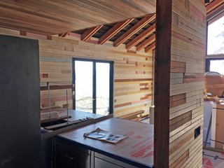 Curly's Cove:
One Man's Trash... - Photo 6 of 9 - Original multicolored bead-board paneling, soon to be painted white