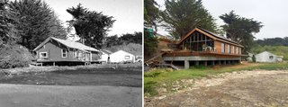 Curly's Cove:
One Man's Trash... - Photo 5 of 9 - Opening up the south and west facades to the view of the bay