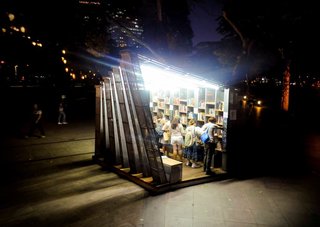The World Architecture Festival has 32 sub-categories for both completed and unfinished work. The Book Stop Project is a traveling library by WTA Architecture + Design Studio in the Philippines. 
