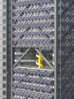 A bold newcomer to Mexico City’s skyline, the BBVA Bancomer tower was designed as a collaboration between Rogers Stirk Harbour + Partners and Legorreta + Legorreta.