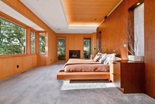 A Quintessential Midcentury Home Goes LEED Platinum - Photo 4 of 5 - The 4,000-square-foot home previously contained a single bedroom, an egregious waste of space. Subdivided into three bedrooms, the house is shared by the Bloemkers and their four children. The modular carpet is by FLOR. 
