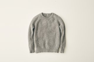 Every Fiber of Muji’s New Clothing and Apparel Line Can Be Yours for $80 or Less - Photo 6 of 6 - Women’s Rib-Knitted Sweater, $59