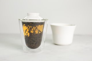 The tea maker infuses the scents and flavors during the steeping process. 