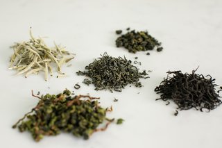 Selected teas from Spirit include black, green, white, and oolong varieties. 