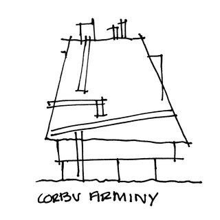 Church at Firminy by Le Corbusier.
