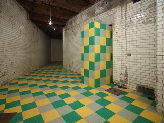Dead End, 2015. Installation at the Bronx Courthouse. 