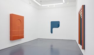Installation view of Scanavino's upcoming show, which opens this week in New York. 
