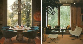 Yves Vidal's Le Moulin des Corbeaux in Saint-Maurice, France. Photograph from the Knoll Archive.