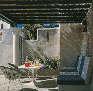 Yves Vidal's York Castle in Tangiers, Morocco. Photograph from the Knoll Archive.