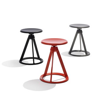 Barber Osgerby's Piton™ Adjustable Height Stool for Knoll, 2015. Photograph by Knoll.