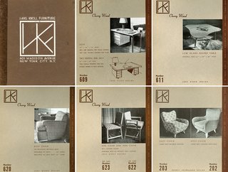 The original product catalogue for Hans G. Knoll Associates designed by Hans Knoll and Jens Risom, c. 1942. Image from the Knoll Archive.