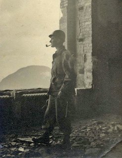 Jens Risom as a soldier during WWII, 1943. Image courtesy of Jens Risom.