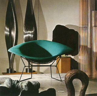 Knoll Inspiration: In Conversation With Jon Naar - Photo 3 of 10 - Harry Bertoia's Large Diamond Chair in Bally, Pennsylvania, 1973.
