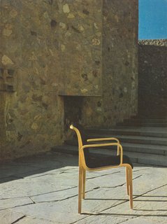 Knoll Inspiration: In Conversation With Jon Naar - Photo 5 of 10 - Stephens Chair at the Yale University campus in New Haven, Connecticut, 1973.
