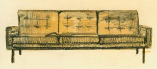 Introducing New Designs Inspired by a Century of Florence Knoll - Photo 1 of 9 - An early sketch of a sofa by Florence Knoll. Image from the Knoll Archive.