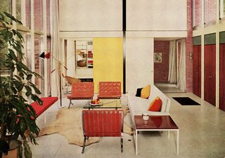Introducing New Designs Inspired by a Century of Florence Knoll - Photo 5 of 9 - Popular for her refined aesthetic, Florence Knoll's sofa designs quickly found favor in residential spaces. Image from the Knoll Archive.