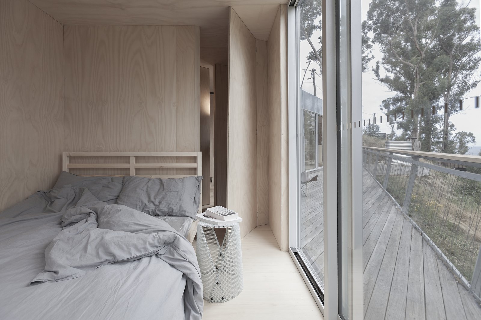 The two bedrooms were made to be equally simplistic, with just enough to feel comfortable.
