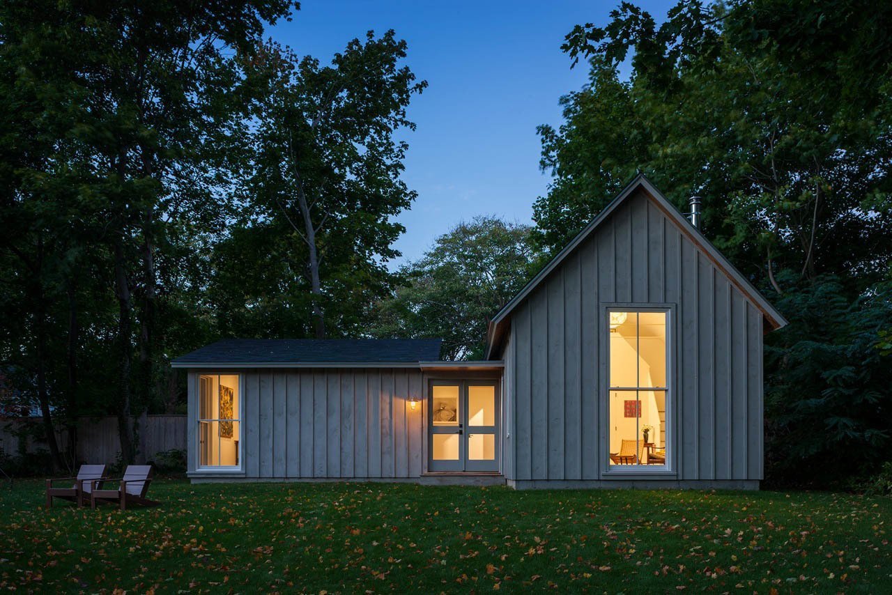 A dual work-live studio in Rhode Island.