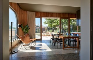 One of the key goals of the renovation was to create more natural light in the living space and kitchen. 