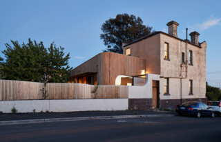 "We carved away the original wall on the boundary, revealing the new extension behind," Fiona says. "This creates a type of layering between the old and new spaces."