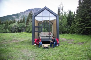 The Mono can be shipped in about six to eight weeks as a complete structure. Once it's delivered, it can be used immediately. 