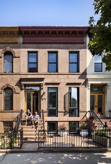Thomas and Jon lost a bid on a different brownstone in Sunset Park that Barker renovated. They wanted her input on their home, so when they bought this property in Crown Heights, they called her firm. 