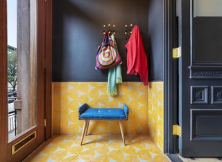 "We originally gave Brothers Cement an orange color that they couldn't match exactly, but we ended up with that beautiful yellow color, so we were happy," Barker says.