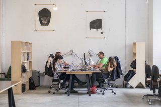 High ceilings and a ton of natural light make up Betahaus' winning recipe for a productive work environment.