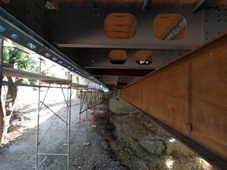 Dan Brunn Architecture and Dwell Break Ground on Bridge House in L.A. - Photo 2 of 6 - Pre-cut openings in BONE Structure’s steel framing members allow for simplified (and expedited) routing of HVAC and electricity.