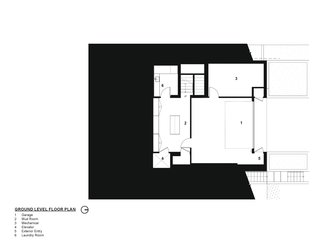 Tank Hill Residence floor plan — ground floor