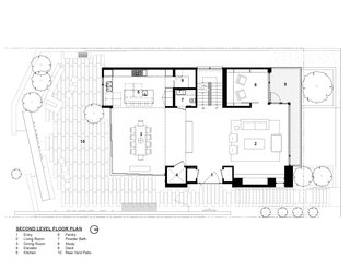 Tank Hill Residence floor plan — second floor