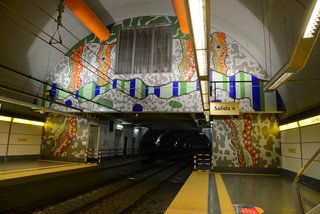 Santa Maria has become well known for his public art in the city of Buenos Aires. 