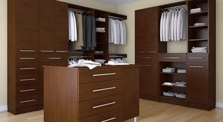 10 Modern Walk-In Closets - Photo 10 of 10 - This master walk-in closet would be the perfect addition to a bachelor pad.