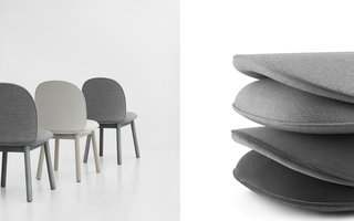 Detail of the Ace Dining Chair.