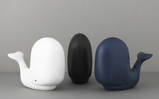 Three Happy Whales, designed by Jonas Wagell. 