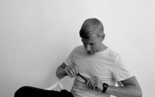 The Swedish designer Jonas Wagell, who designed the Happy Whale for Normann Copenhagen.