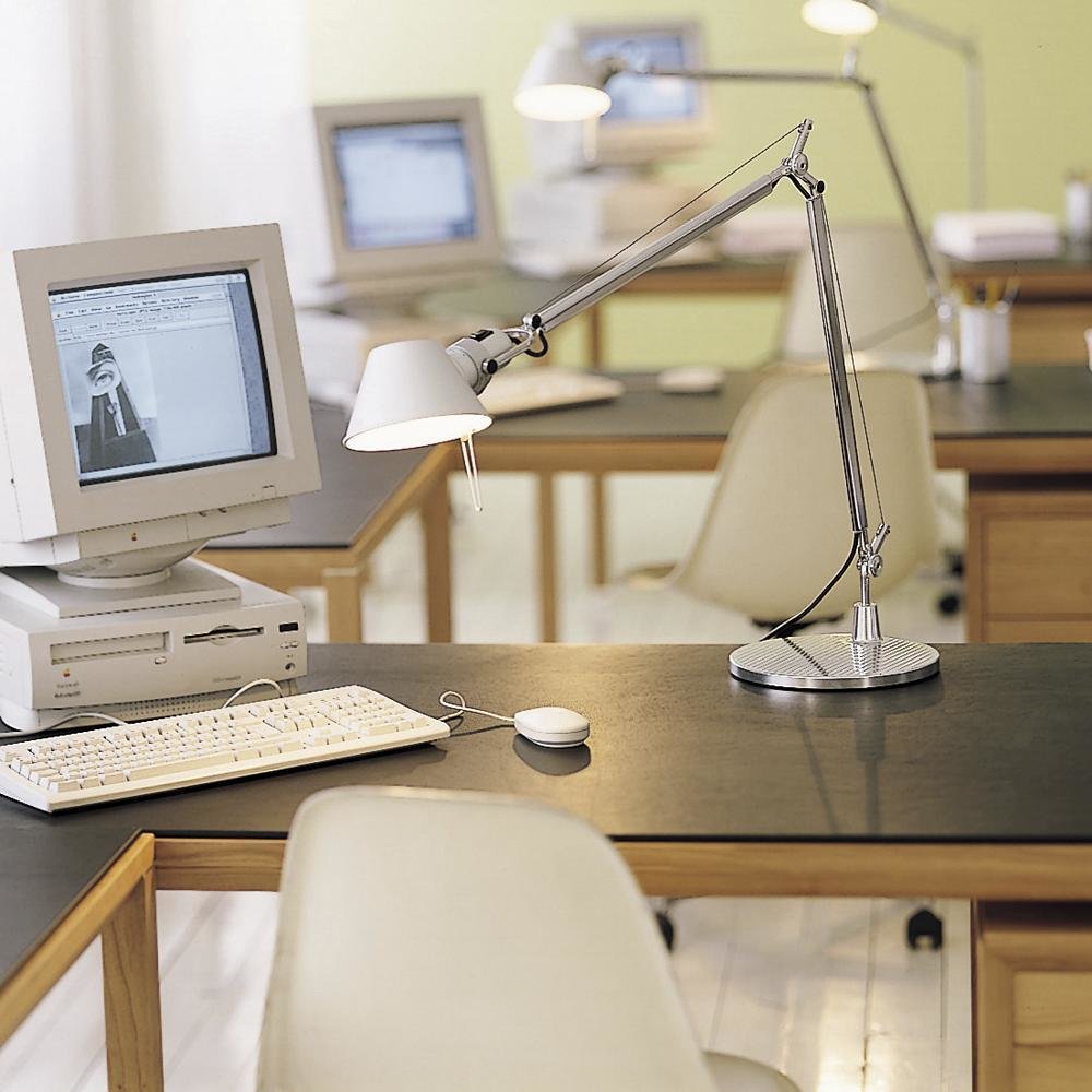 Artemide Tolomeo Mini Table Lamp Incandescent By Lumens Dwell Artemide Tolomeo Mini Table Lamp Incandescent
