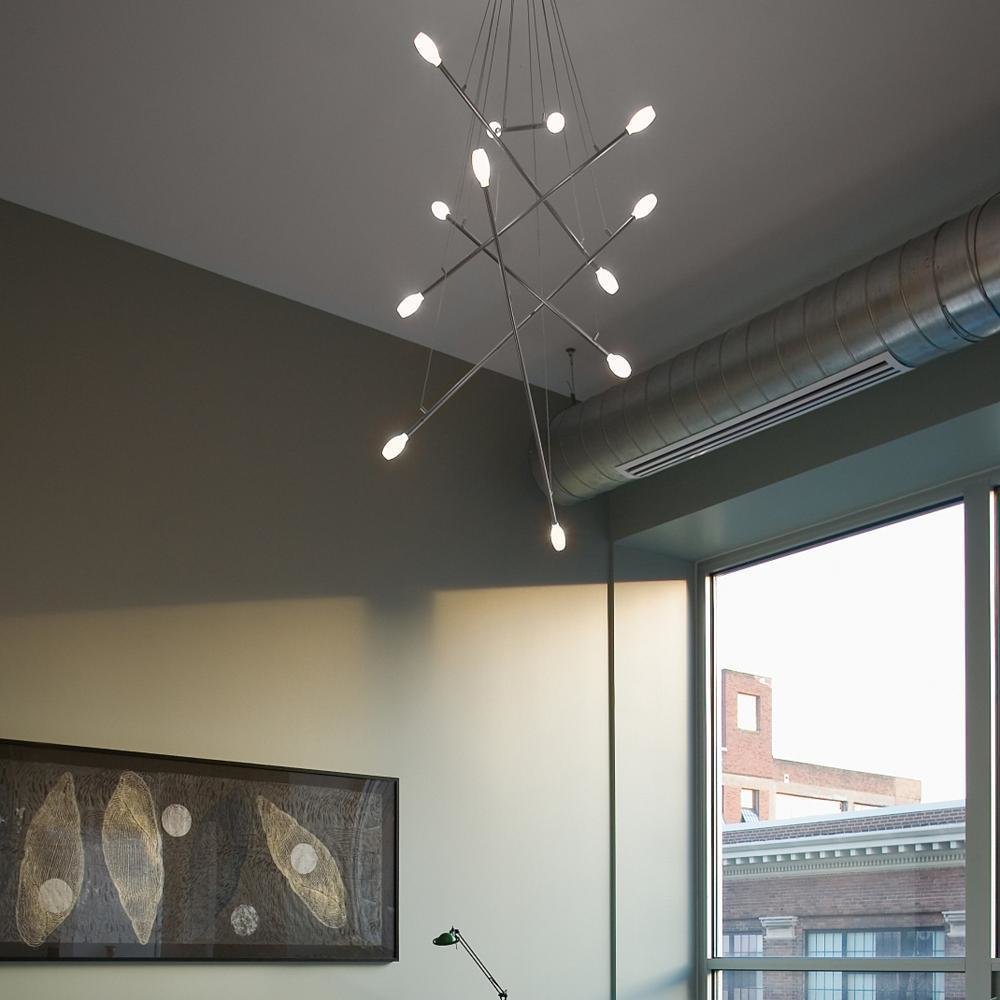 batons chandelier by lbl lighting by lumens dwell