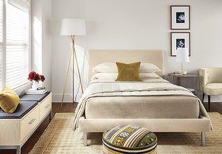 Expert Design Advice: Layer Your Lighting - Photo 2 of 7 - Tri-plex floor lamp, Capstone table lamp