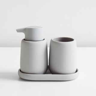 Sono Light Gray Soap Dispenser