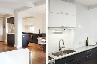 Breakfast Nook Modern Lighting Inside a Modern Manhattan Home - Photo 2 of 3 -