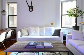 Table Pendant Lighting Adds to New York City Home's Unique Minimalism - Photo 3 of 3 -