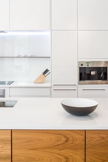 Plum Modern Pendant Lighting Adds Pop of Color in Canadian Kitchen - Photo 2 of 4 -