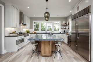 Contemporary Kitchen Island Pendants Spotted in California Home - Photo 3 of 4 -