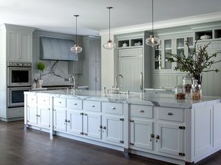 Modern Farmhouse Incorporates Contemporary Kitchen Island Pendant Lighting - Photo 1 of 3 -