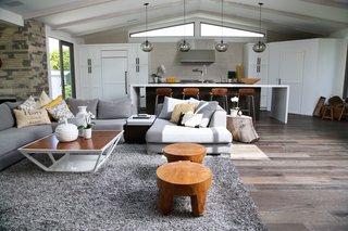 Kitchen Island Modern Lighting Adds Minimalist Feel to California Home - Photo 4 of 4 -