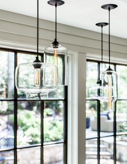 Modern Crystal Entryway Lights Update Charming Family Cottage - Photo 2 of 3 -